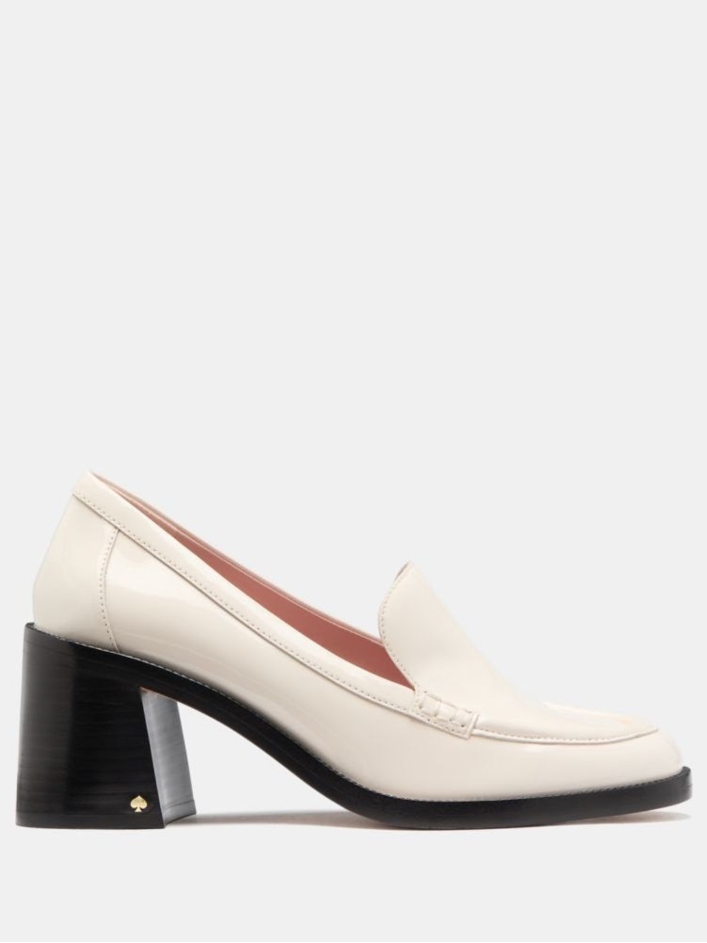 Women's Ivory Block-Heel Loafer